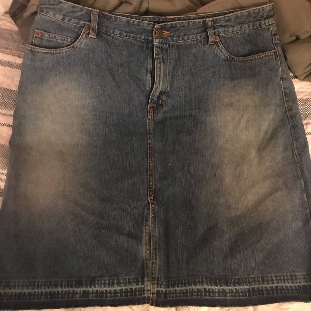 Denim skirt from The Limited